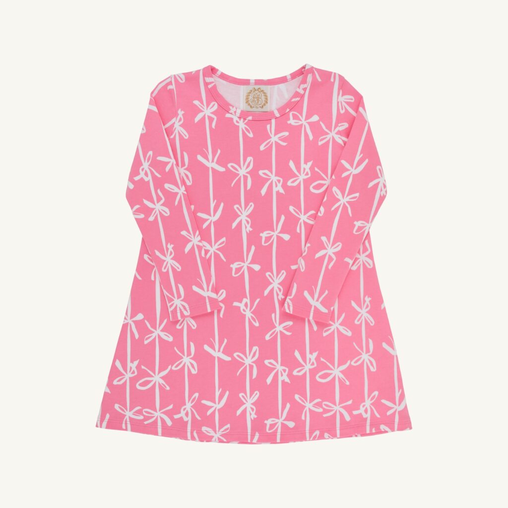 Long Sleeve Polly Play Dress-Braselton Bows