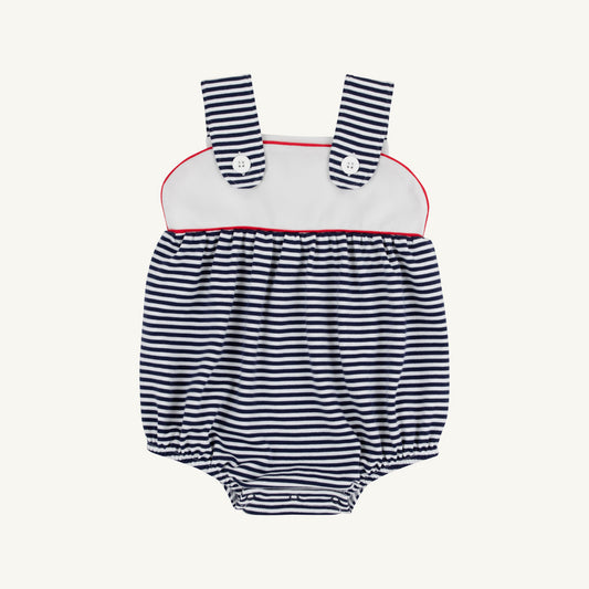 Bingham Pima Bubble-Nantucket Navy Stripe