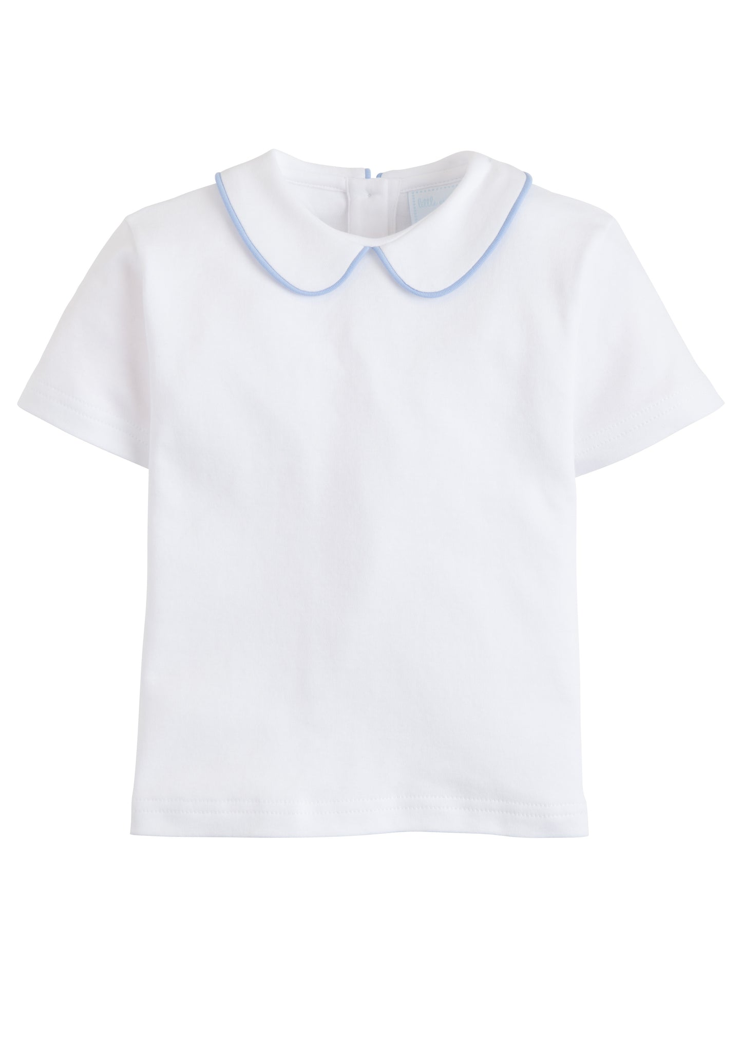 Light Blue Piped Peter Pan/Banded Short Set