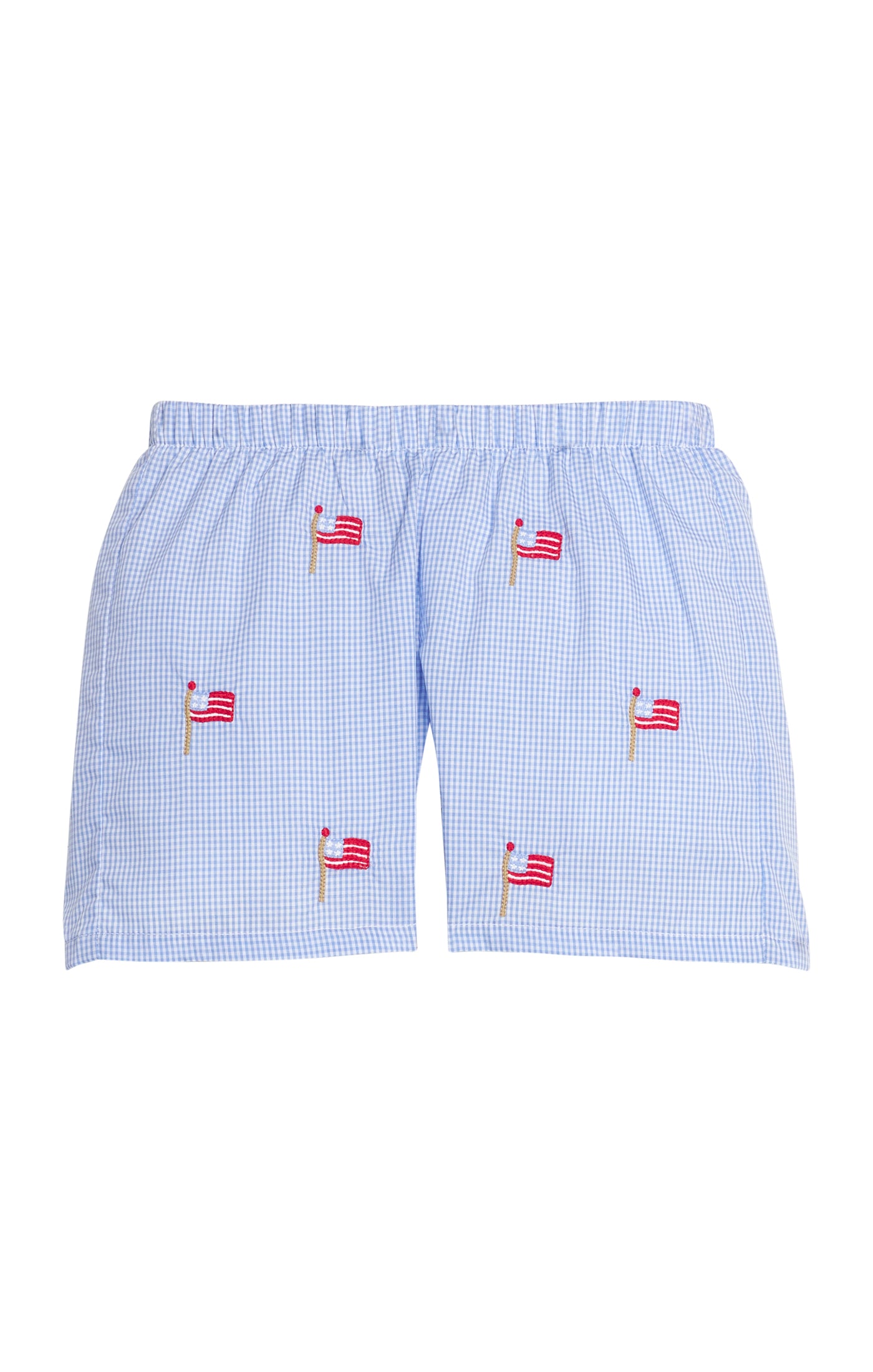 Embroidered Basic Short-Flags