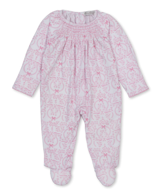 Delicate Blooms Smocked Footie