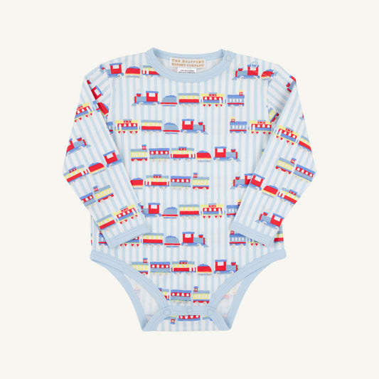 Long Sleeve Walt Onesie-Choo Choo Coming Thru