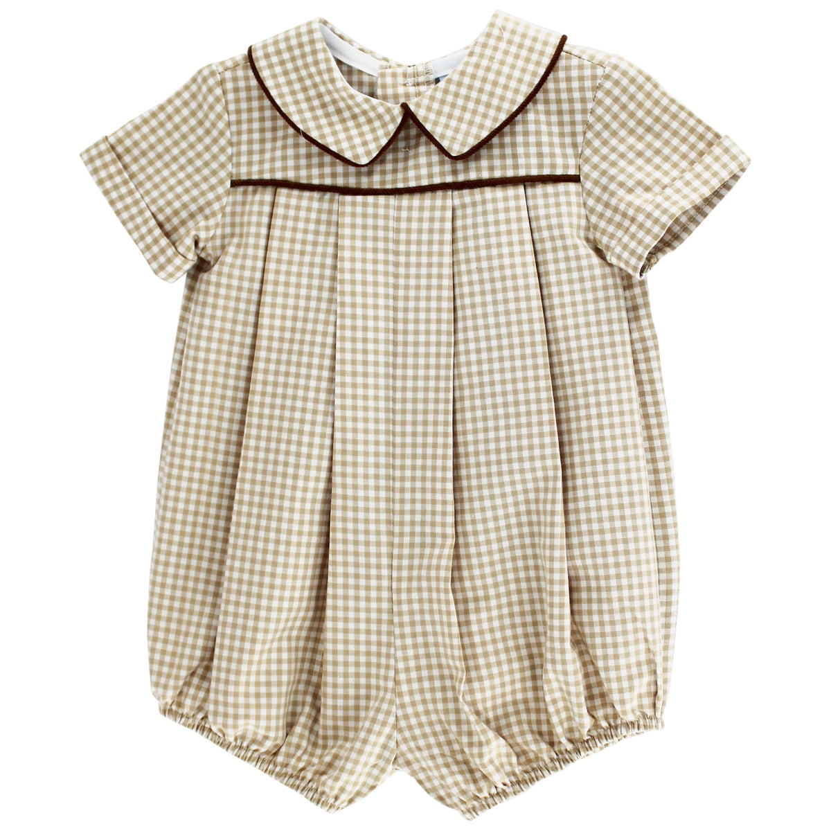 Khaki Check Dressy Boy Bubble