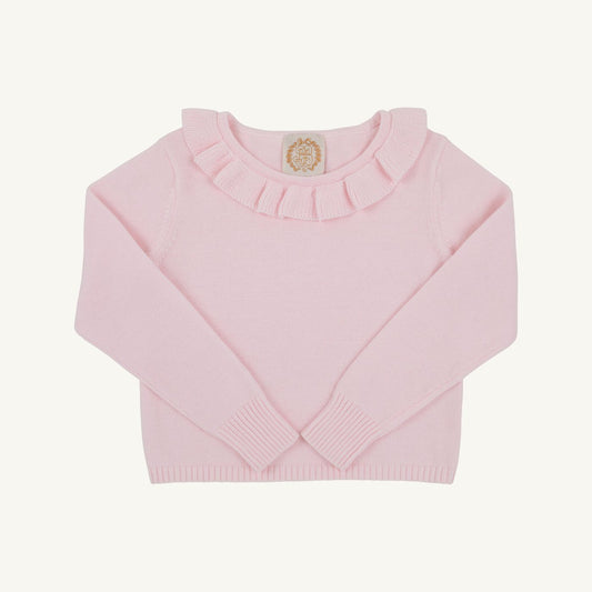 Reece Ruffle Sweater-Palm Beach Pink